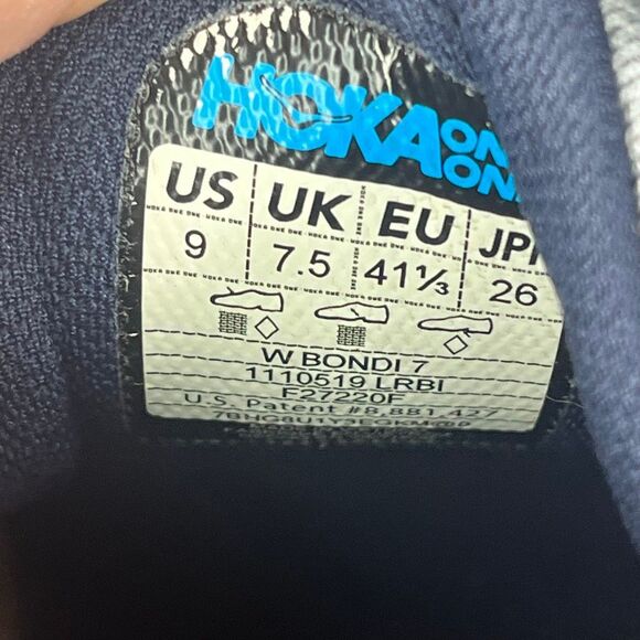 Hoka One One HOKA Bondi 7 Harbor Mist Women’s 9 - Picture 8 of 8